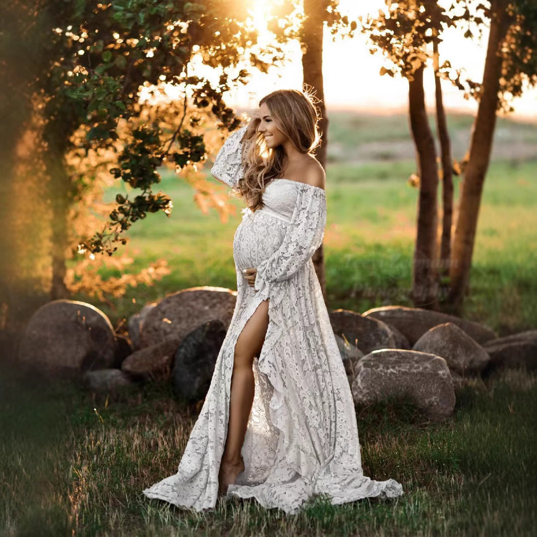 Lace Maternity Photography Skirt