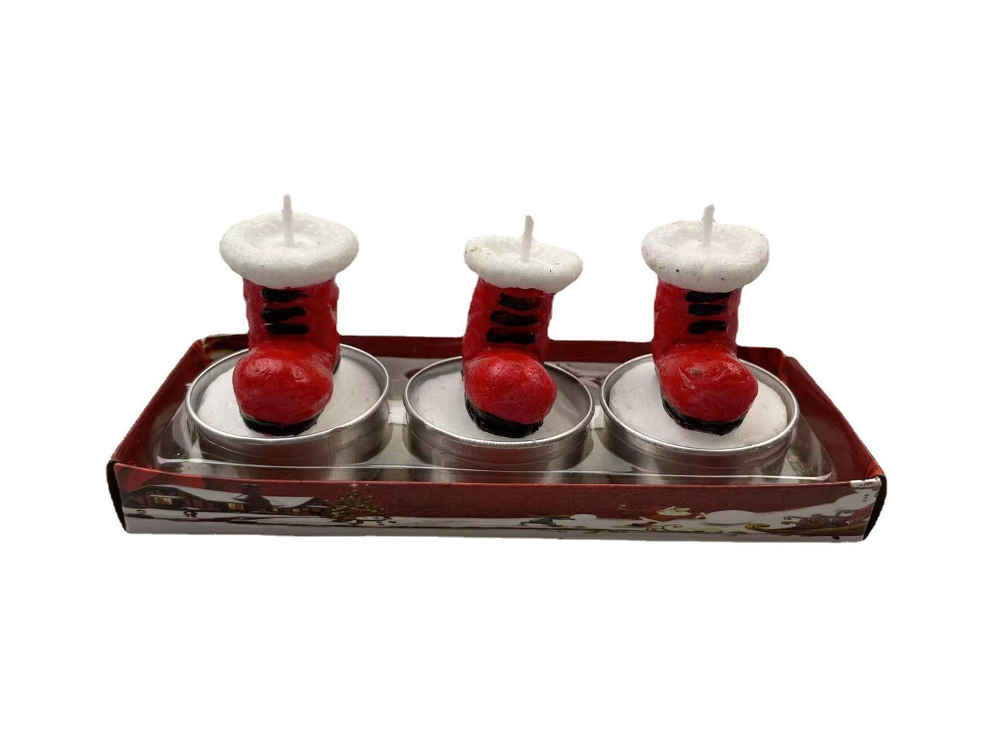 Christmas Candle Figurine Set