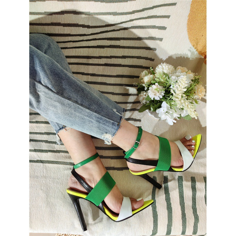New stiletto sexy women's sandals heels
