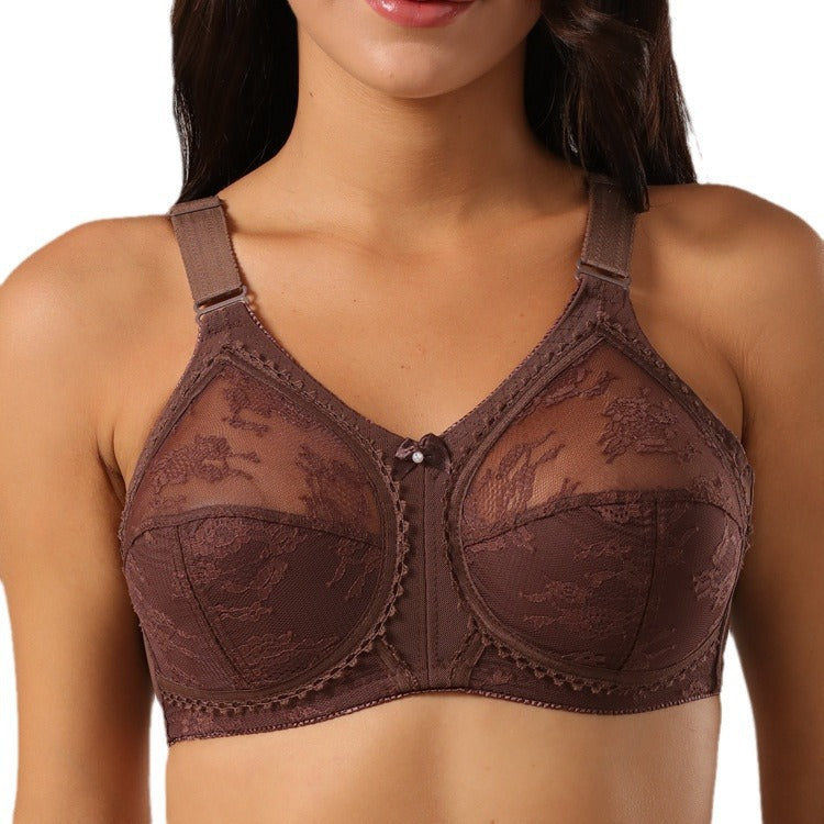 Ultra-Thin Plus Size Lace Bra