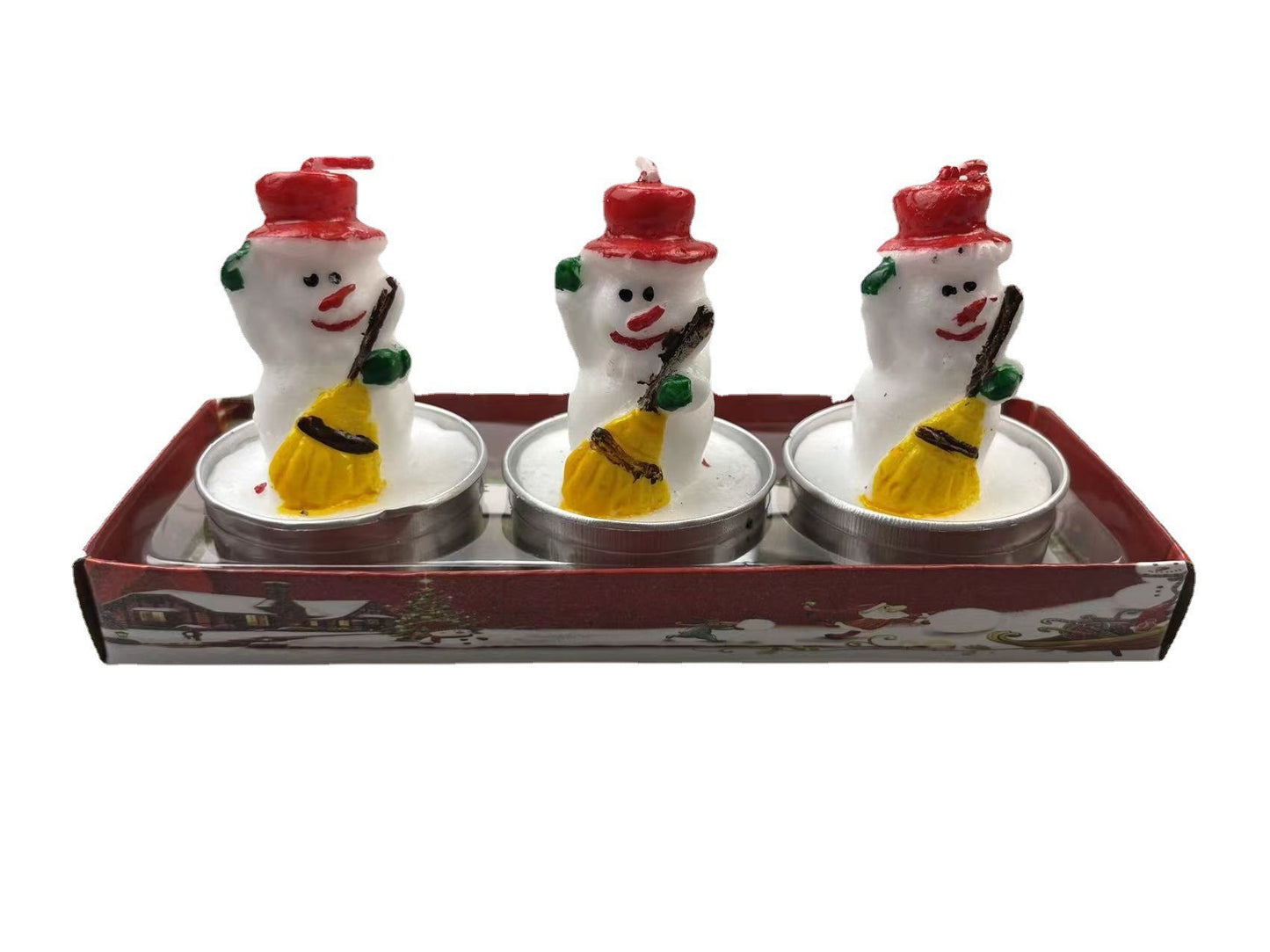 Christmas Candle Figurine Set