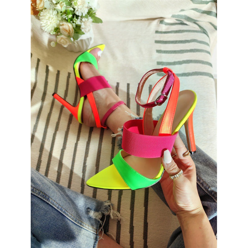 New stiletto sexy women's sandals heels