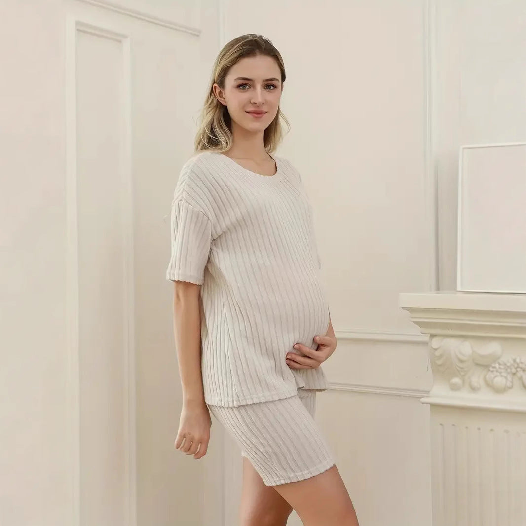 Breezy Stripes Maternity Set