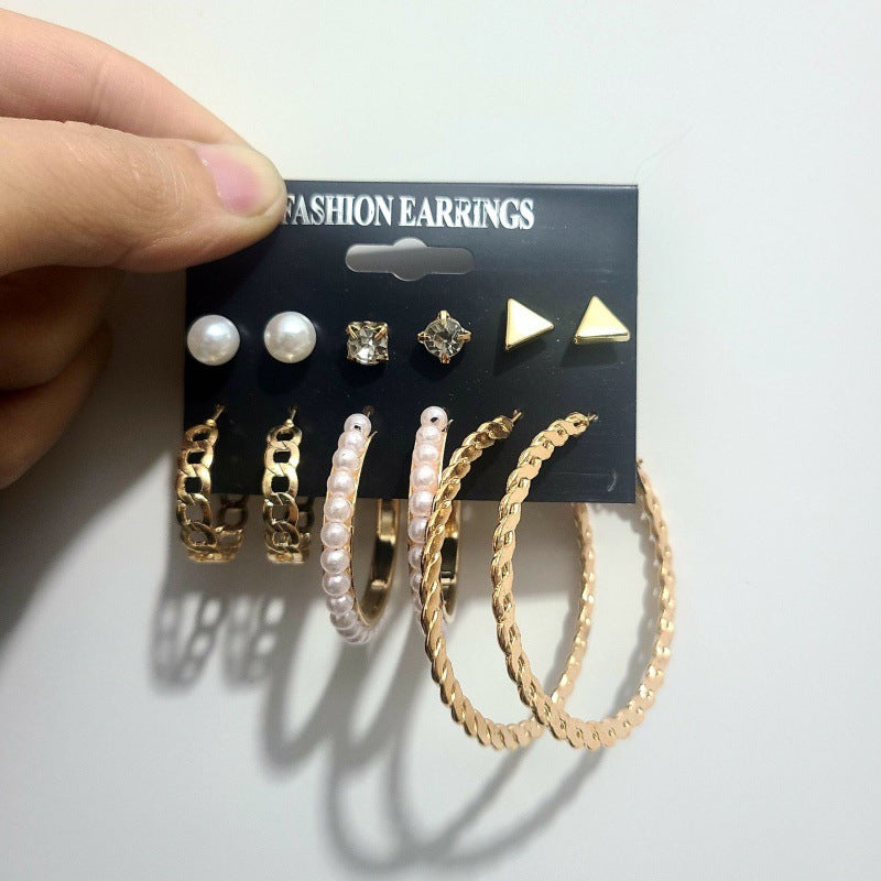 Shiny Gold Earrings for Women Girls