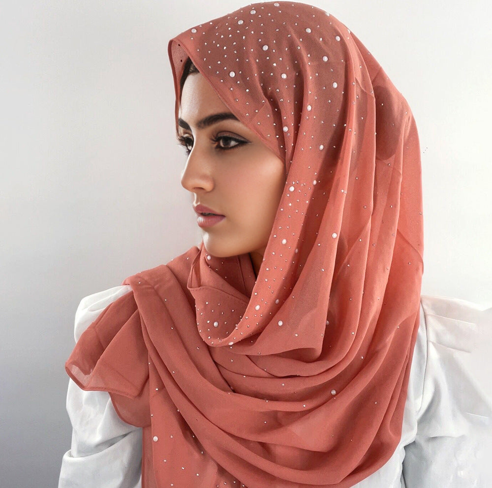 Hot diamond decorative fashion turban