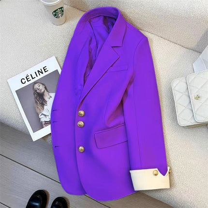 Women's Lake Green Korean Blazer