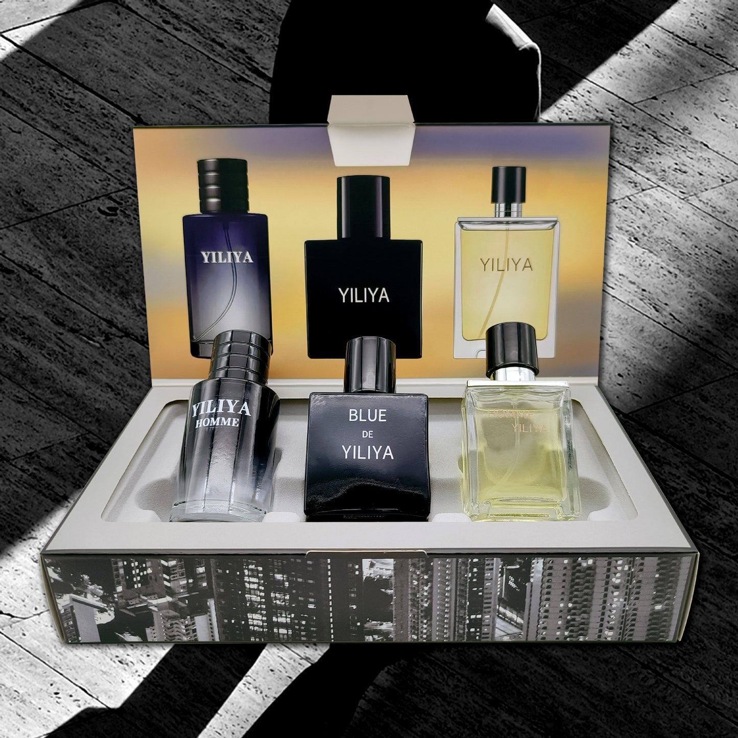 New men's perfume set fresh and long-lasting eau de laura