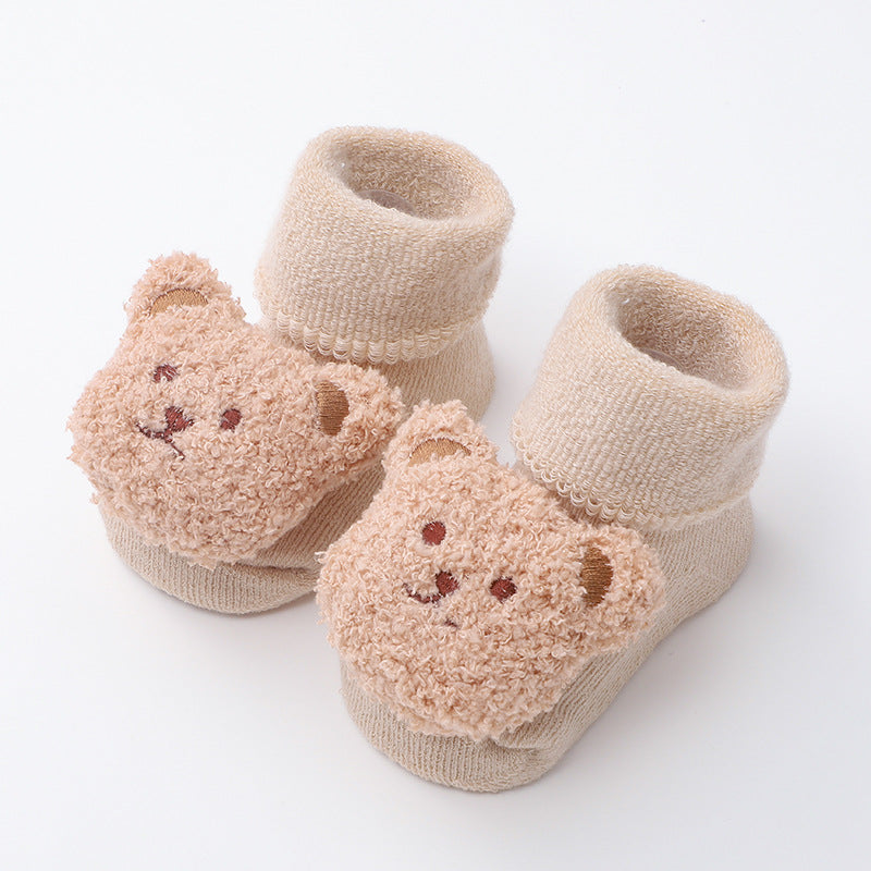 Cozy Terry Baby Socks