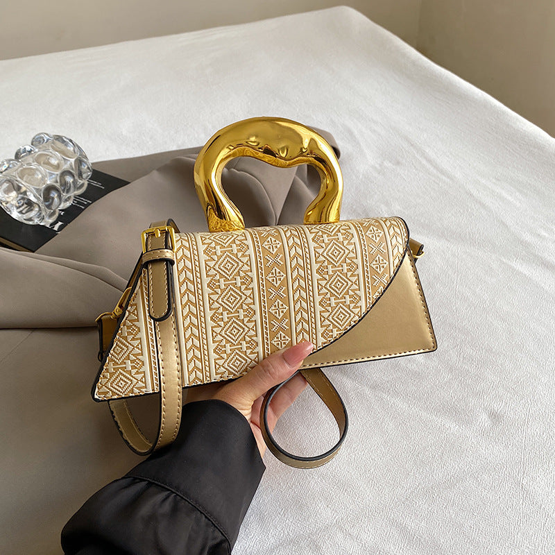 French-Inspired Shell Clutch Bag