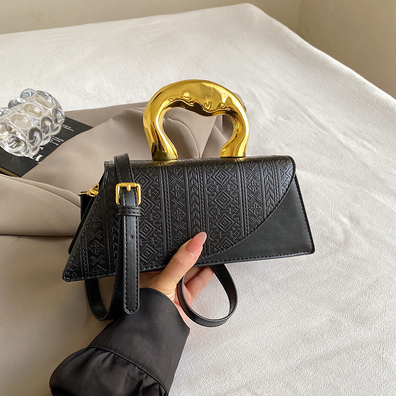 French-Inspired Shell Clutch Bag