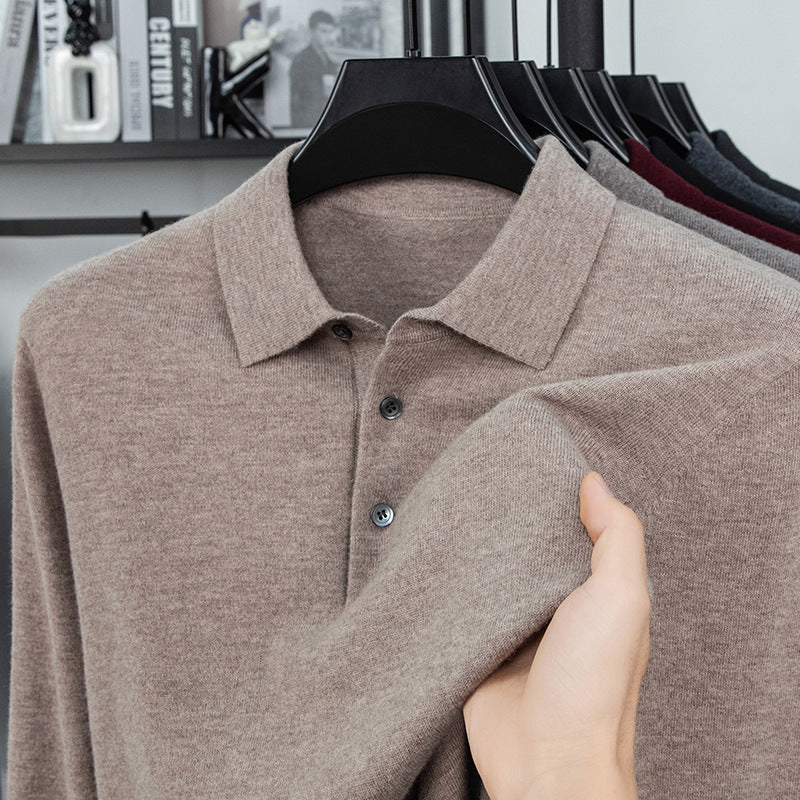Knit Polo Luxe Sweater