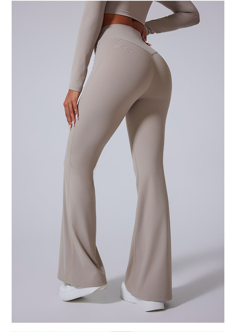 V-Waist Sculpting Flare Pants
