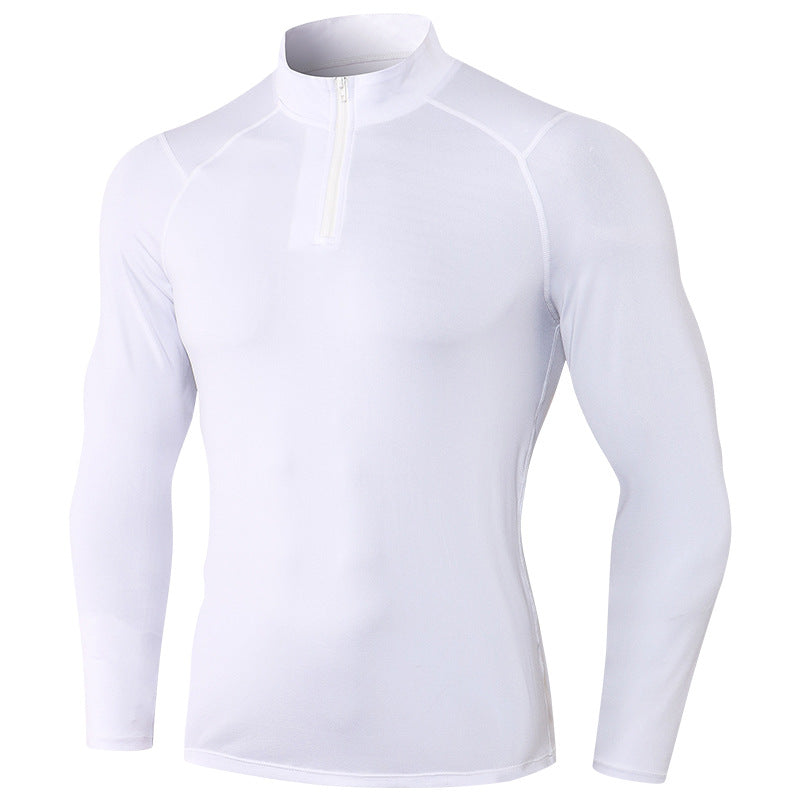 Men's Quick-Dry Half-Zip Fitness Sweatshirt Style