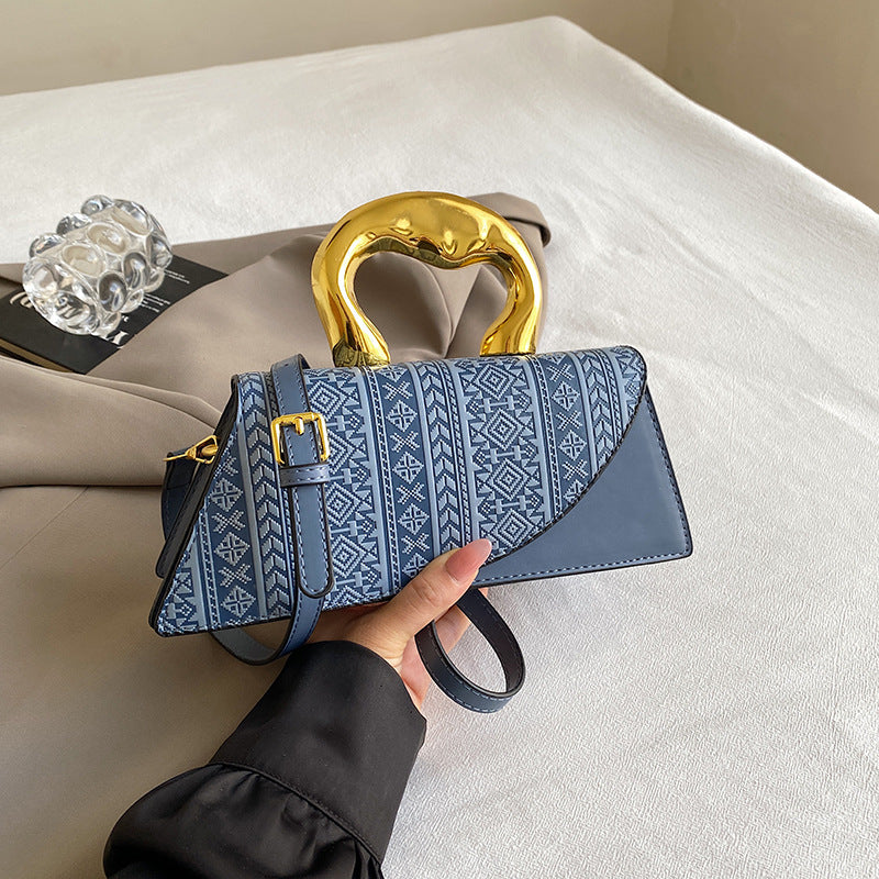 French-Inspired Shell Clutch Bag