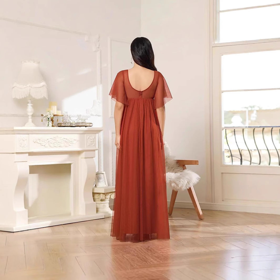 Moonlit Glow Maternity Gown