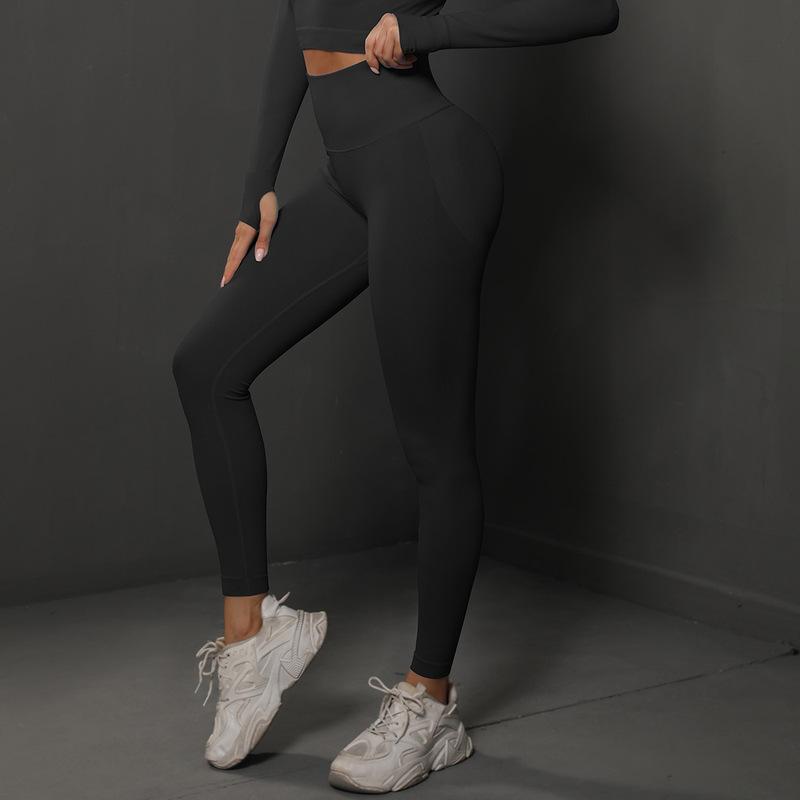 Seamless High-Waist Yoga Pants