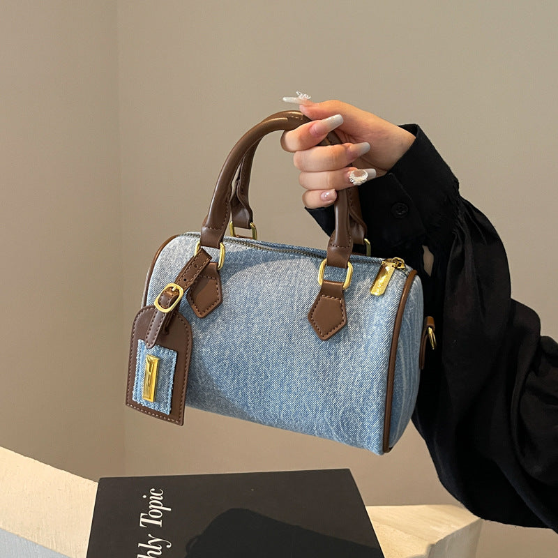 Casual Retro Denim Messenger Bag