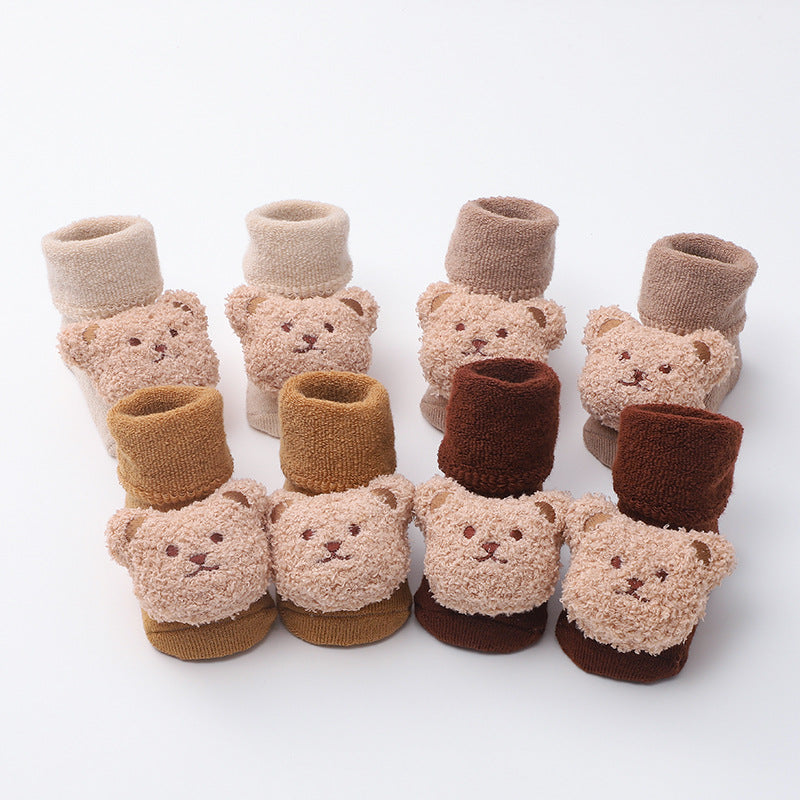 Cozy Terry Baby Socks