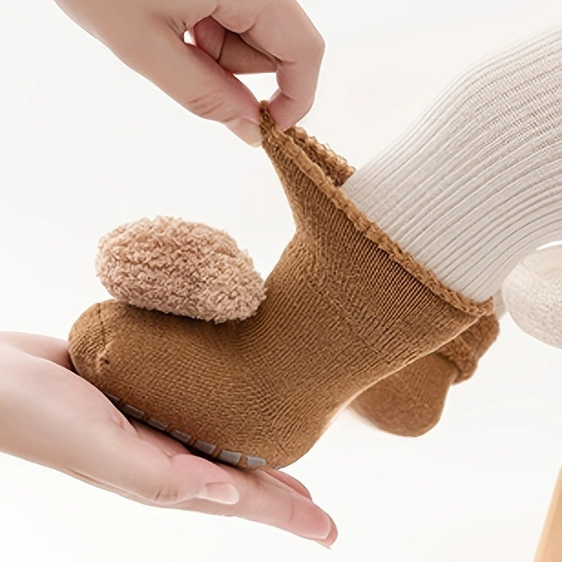 Cozy Terry Baby Socks