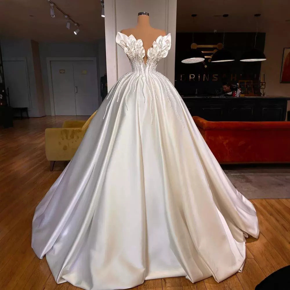 Beaded light luxury niche dress