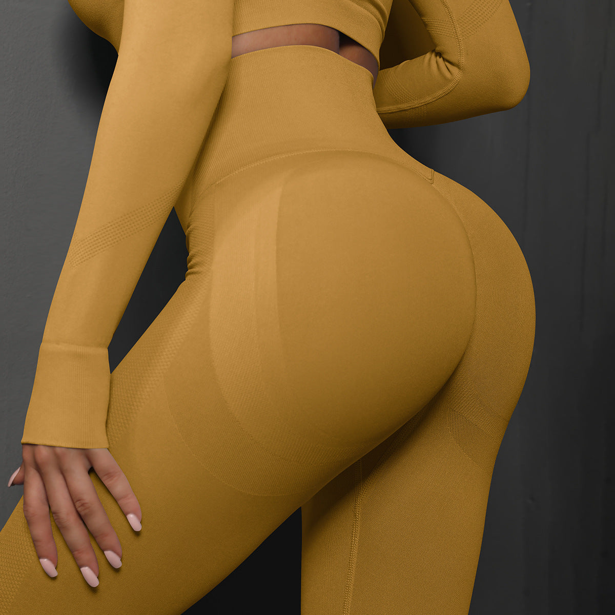 Seamless High-Waist Yoga Pants