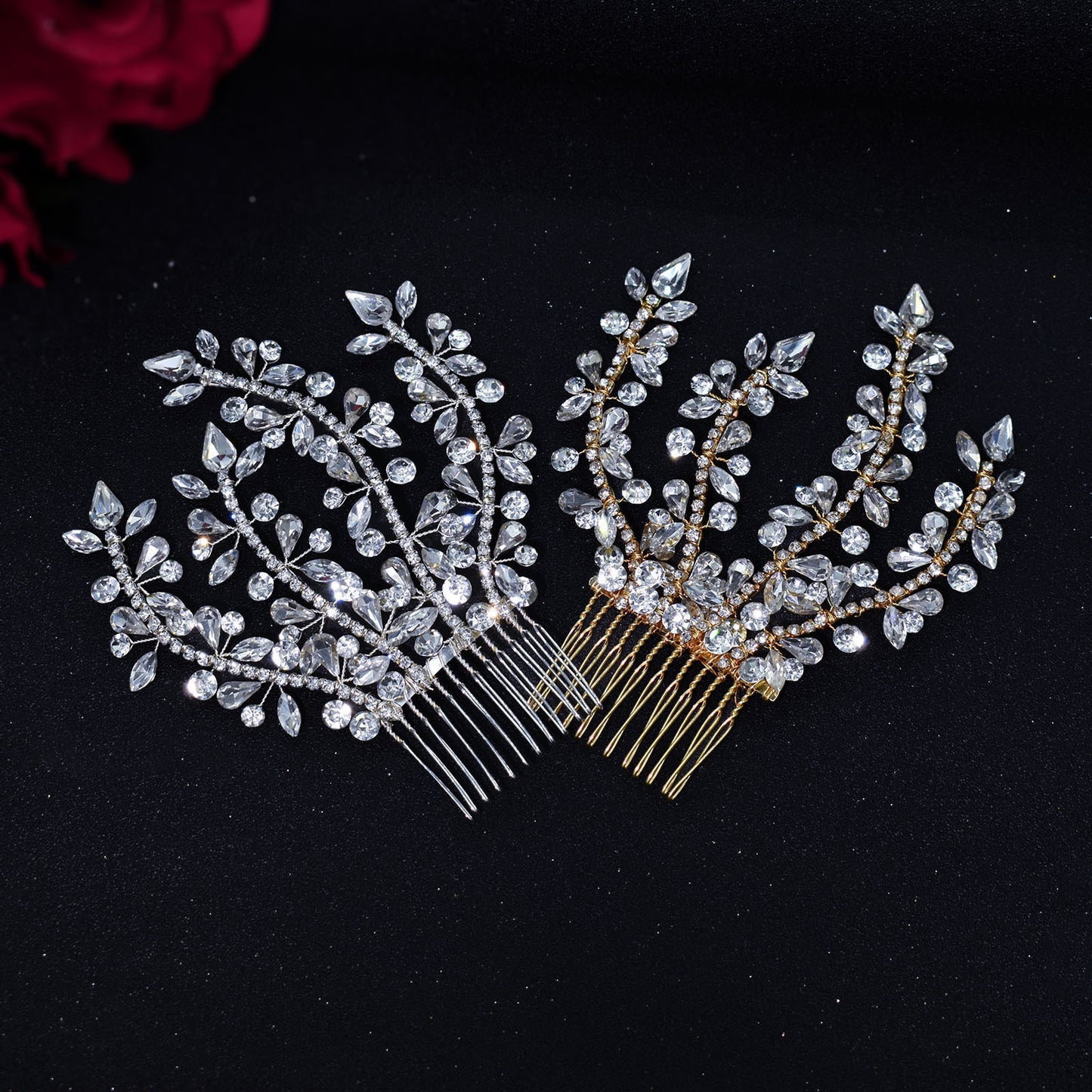 Handmade hair comb bridal wedding dress accessories