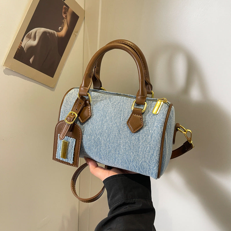 Casual Retro Denim Messenger Bag