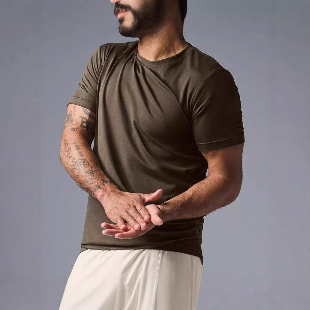Men's Quick-Drying Crew Neck T-Shirt