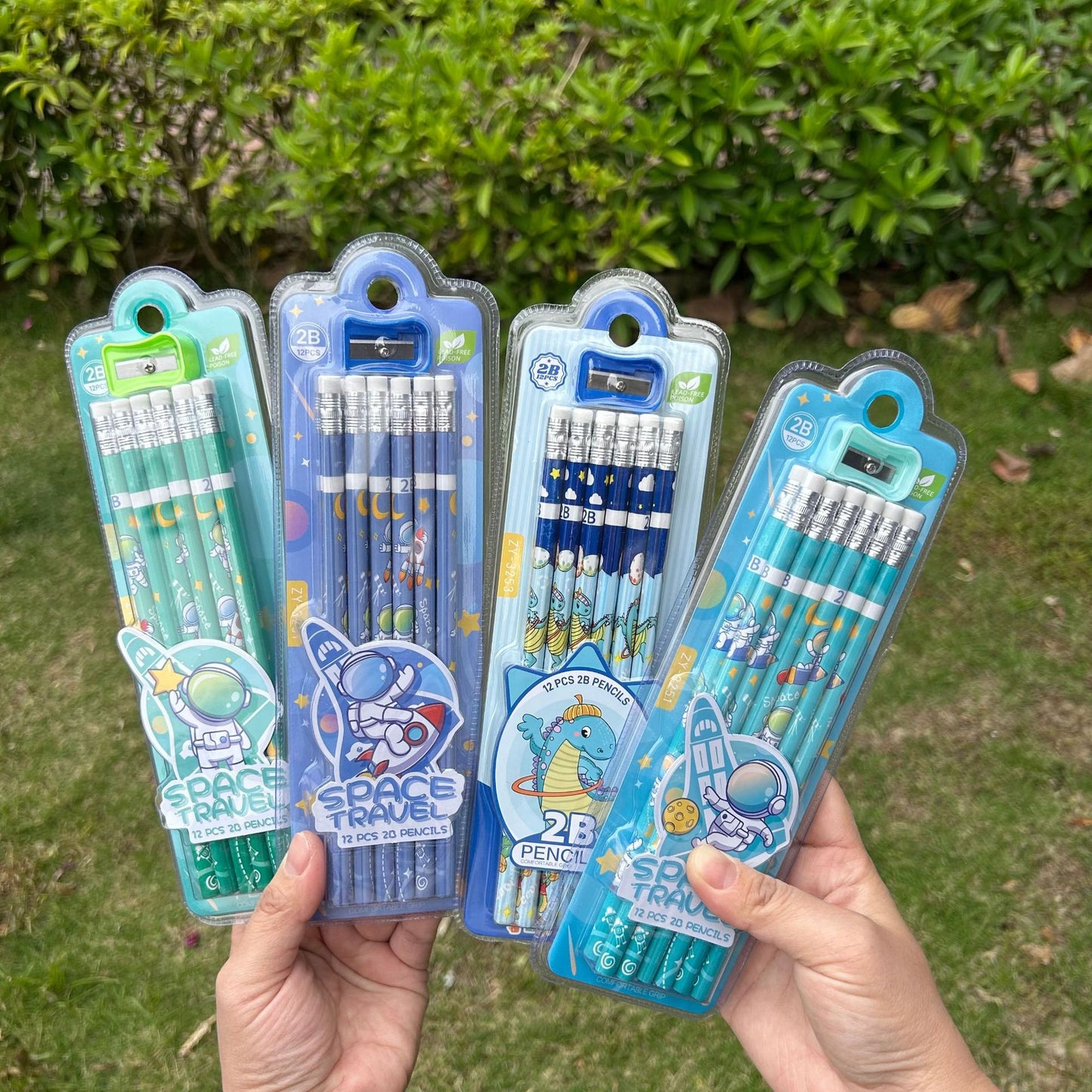 Kuromi Charm Pencil Set