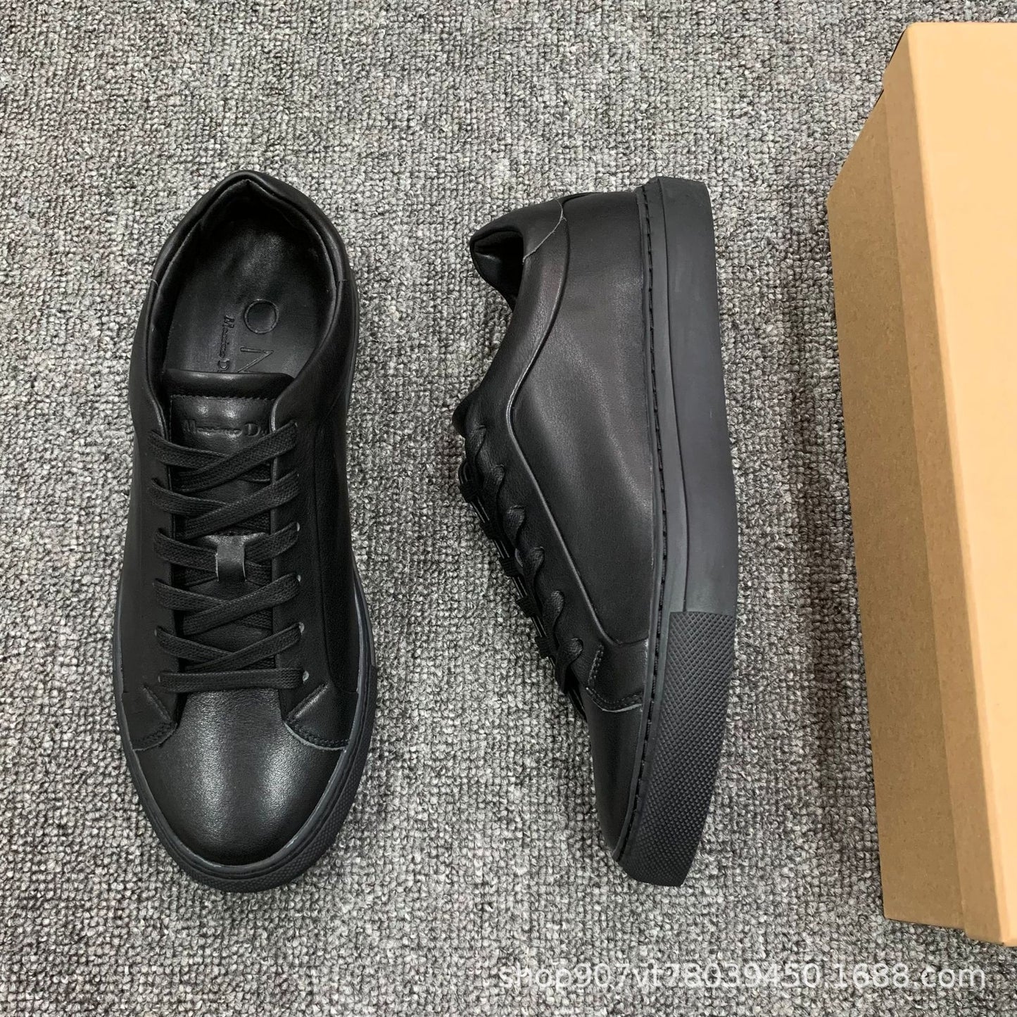 Casual Leather Mens Sneakers