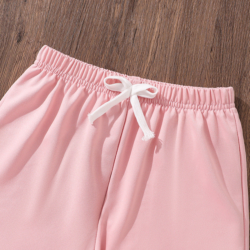 Adorable Girls' Summer Suit Set