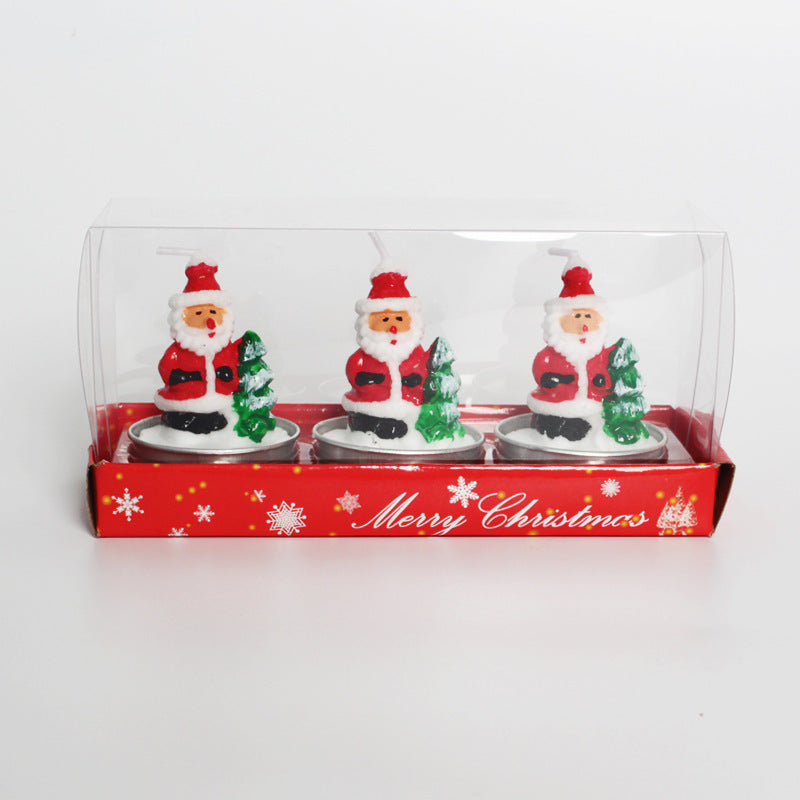 Christmas Candle Figurine Set