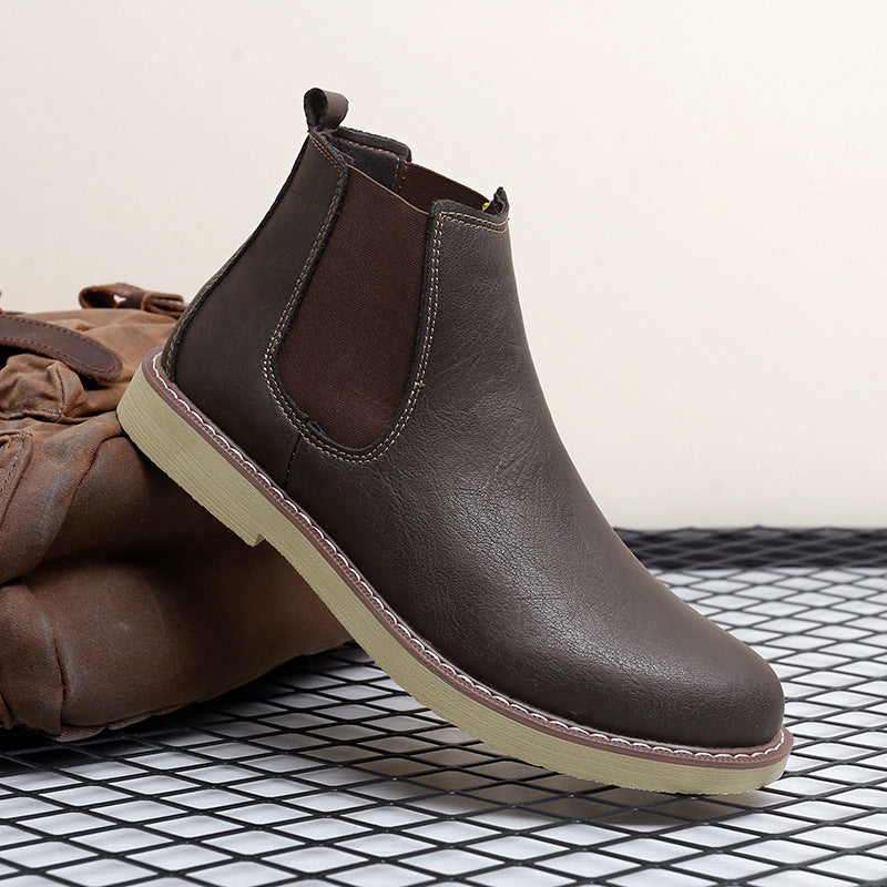 Martin Boots Warm Fleece-Lined Leather High-Tops