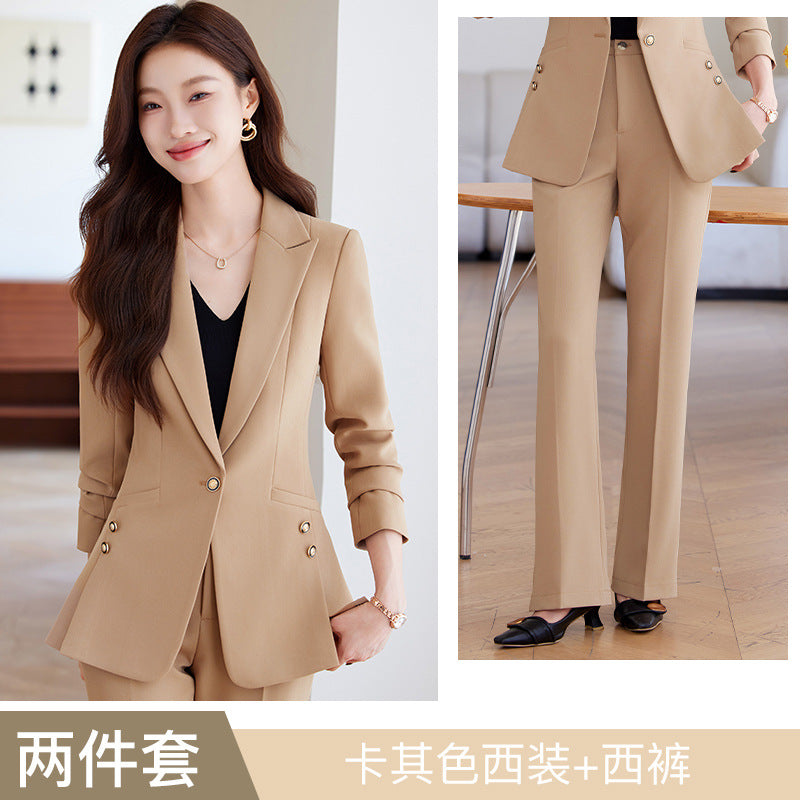 Women's long-sleeved professional suit trousers formal suit