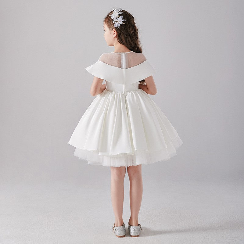 Snow Cloud Ruffle Princess Dress