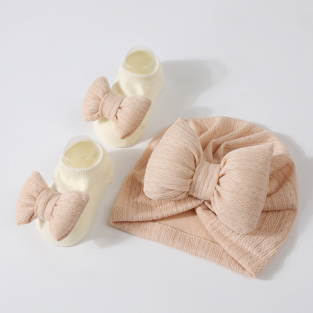 Newborn Knitted Hat & Socks Set