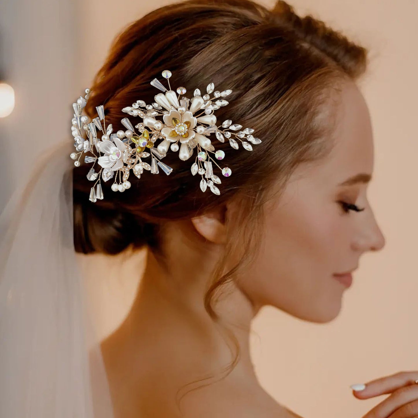 Bridal wedding dress accessories headband