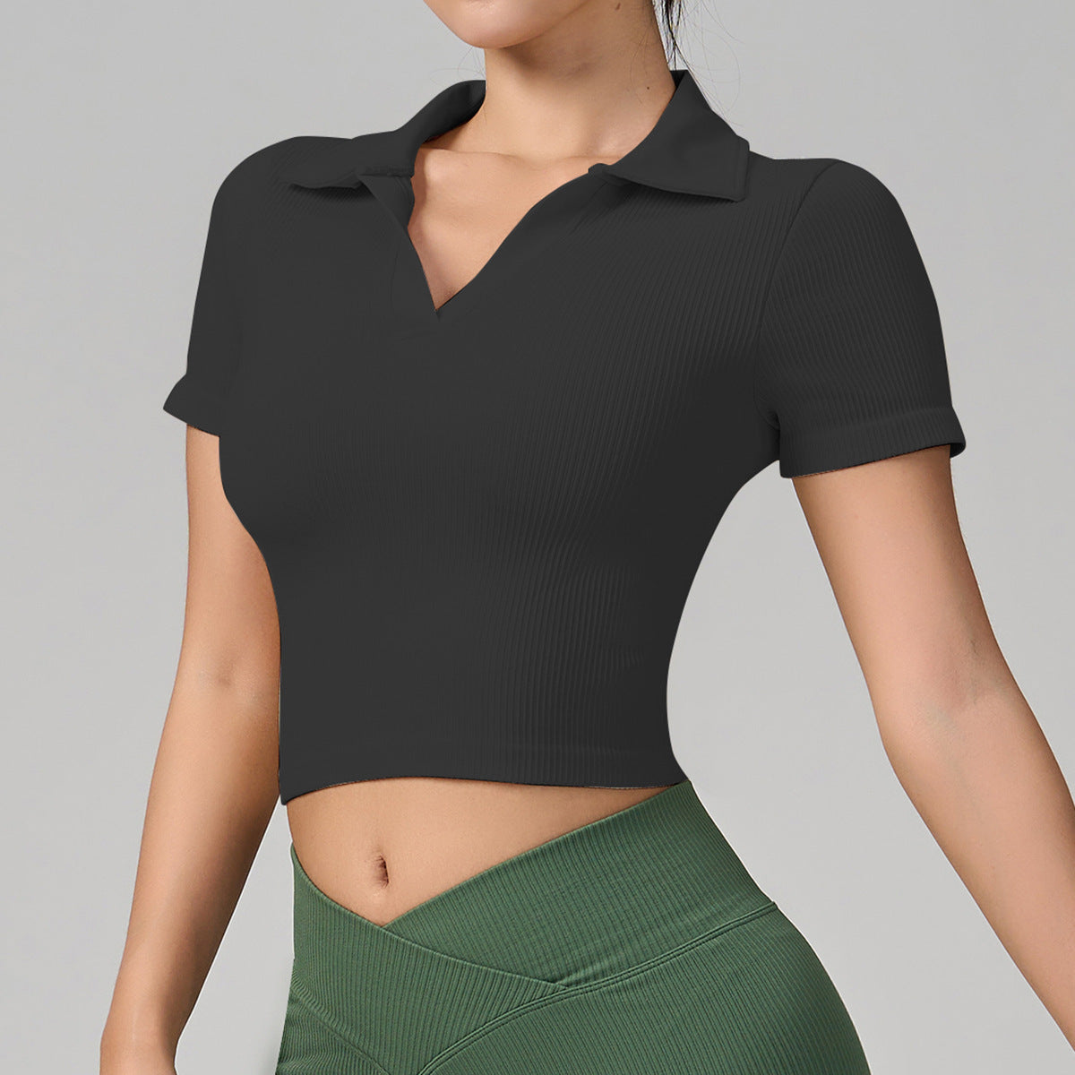 Seamless Stretch Quick-Dry Yoga Top