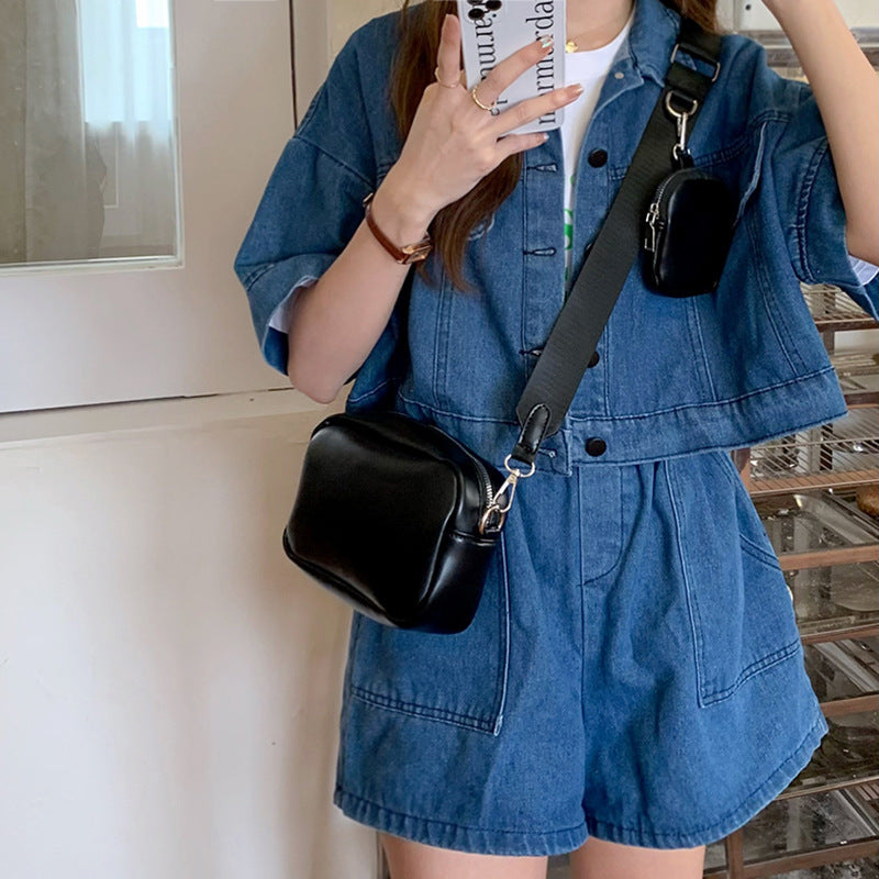 Trendy Three-in-One Bag: Super Hot Small Square Crossbody for Women