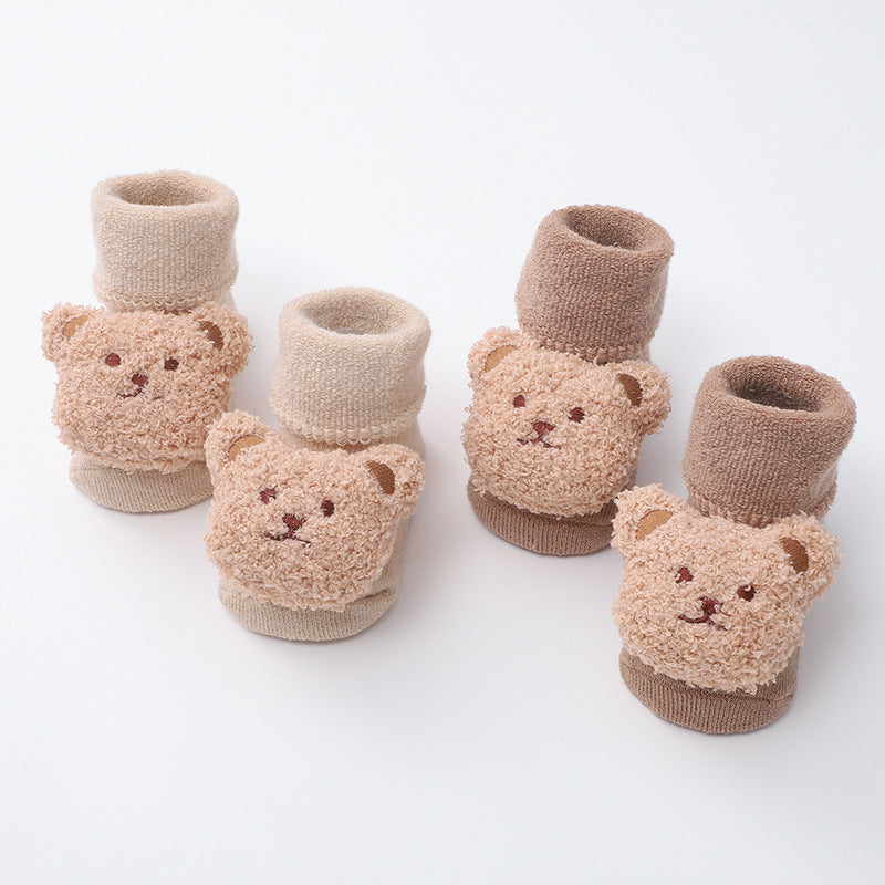 Cozy Terry Baby Socks