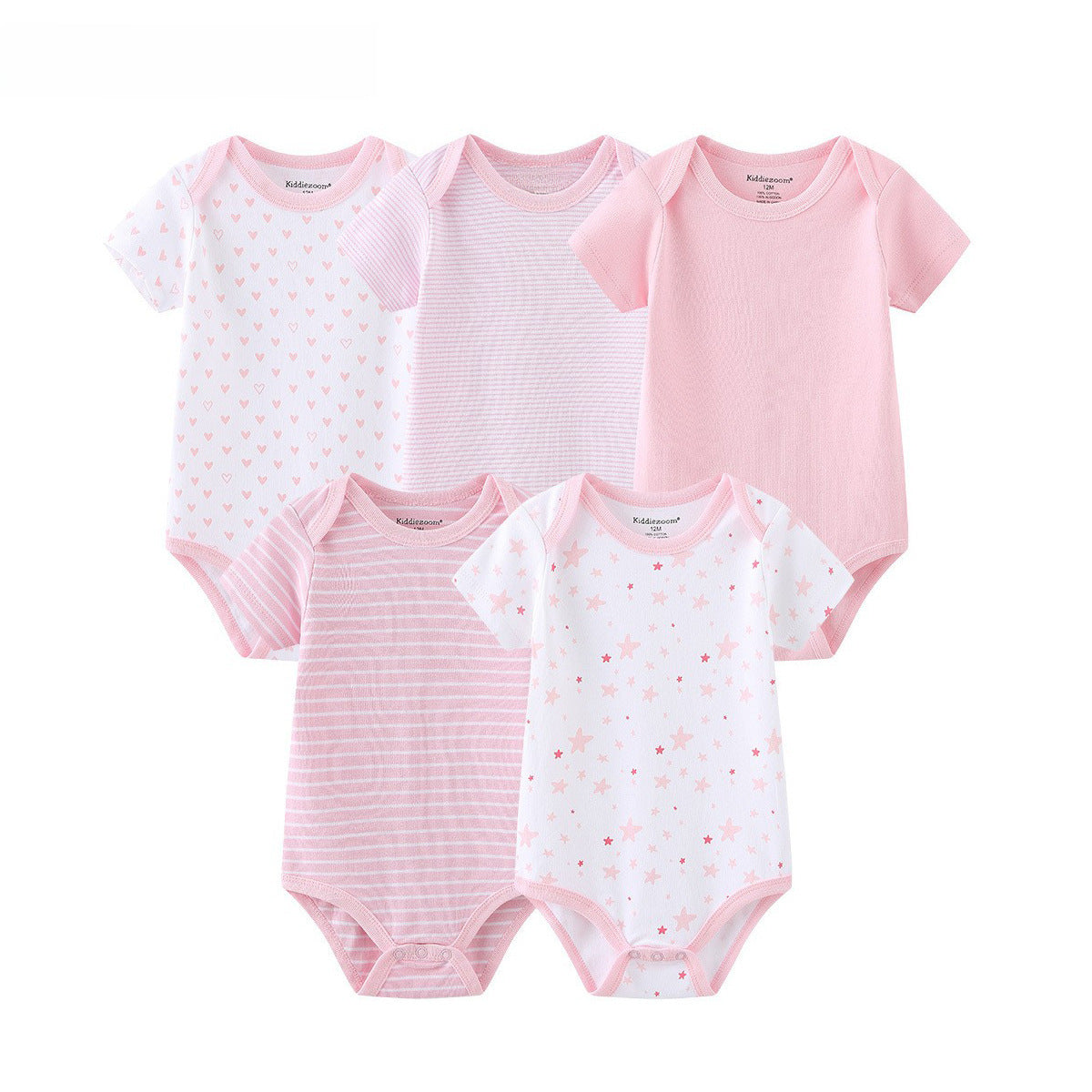 Star Stripe Baby Romper