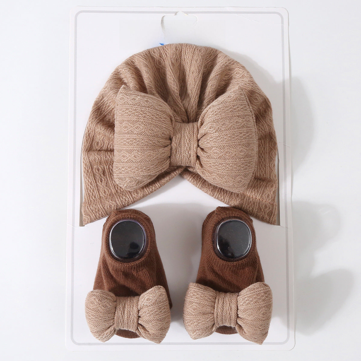 Newborn Knitted Hat & Socks Set