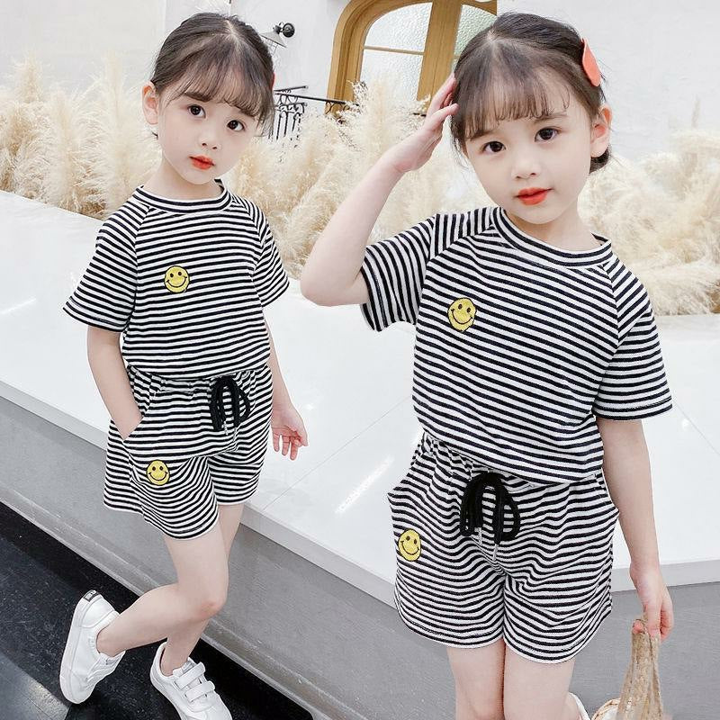 Smiley Stripe Summer Set