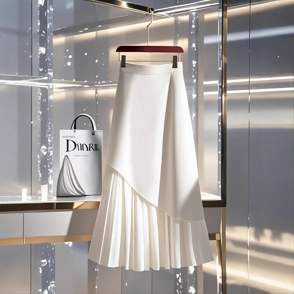 Luxury Silk-Touch Skirt