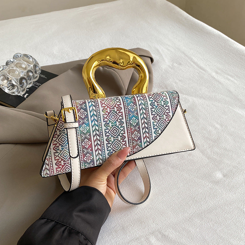 French-Inspired Shell Clutch Bag