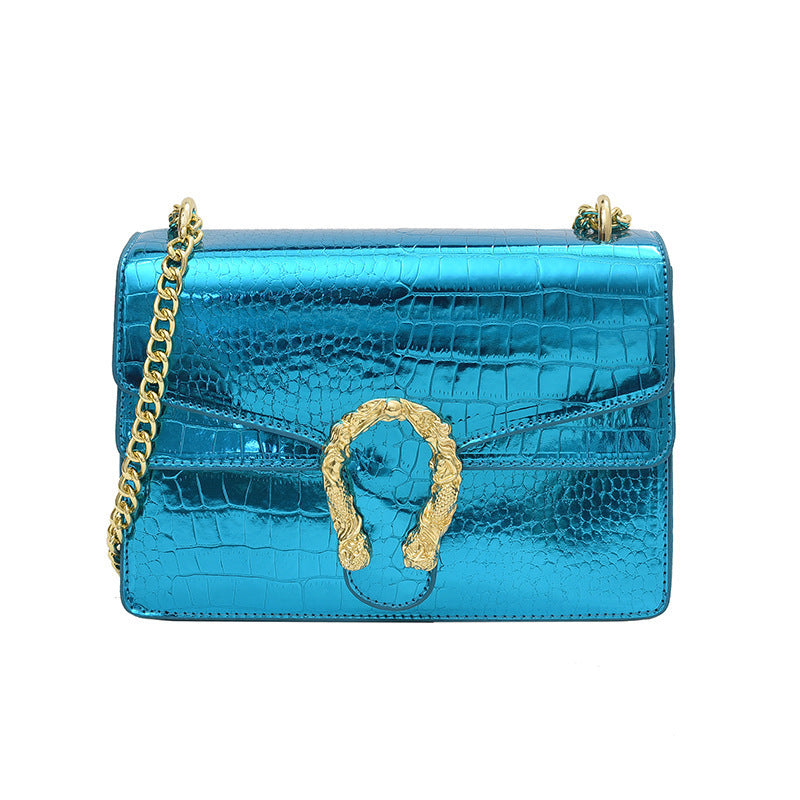 Luxe Retro Chain Shoulder Bag