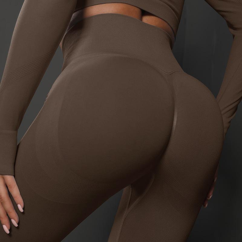 Seamless High-Waist Yoga Pants