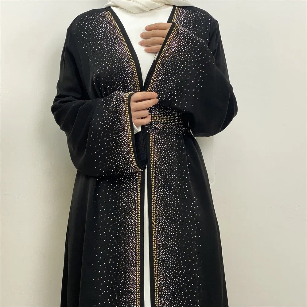 Diamond Tie Cardigan Dress with Pockets Elegant & Stylish