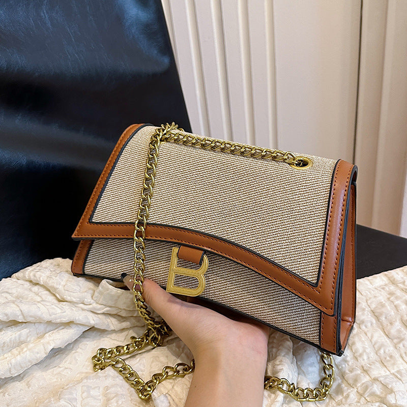 Designer Hourglass Shoulder Bag