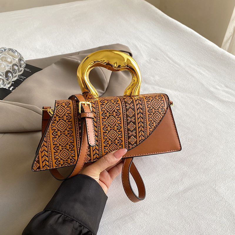 French-Inspired Shell Clutch Bag
